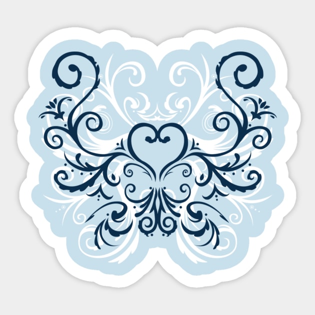 Original Design - Angel Heart Sticker by LovelyKouga